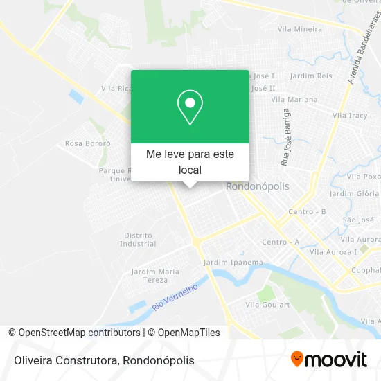 Oliveira Construtora mapa