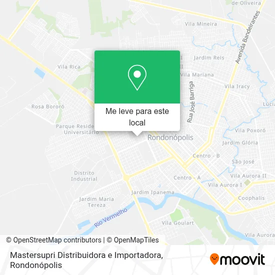 Mastersupri Distribuidora e Importadora mapa