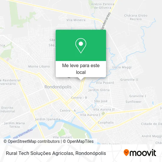 Rural Tech Soluções Agricolas mapa