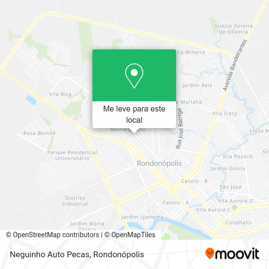 Neguinho Auto Pecas mapa