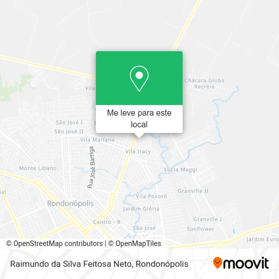 Raimundo da Silva Feitosa Neto mapa