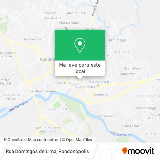 Rua Domingos de Lima mapa