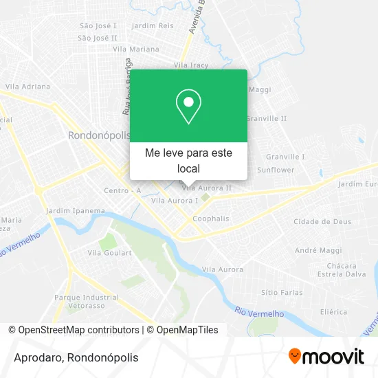 Aprodaro mapa