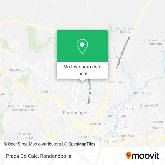Praça Do Caic mapa