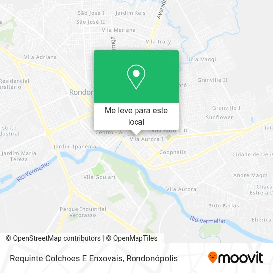 Requinte Colchoes E Enxovais mapa
