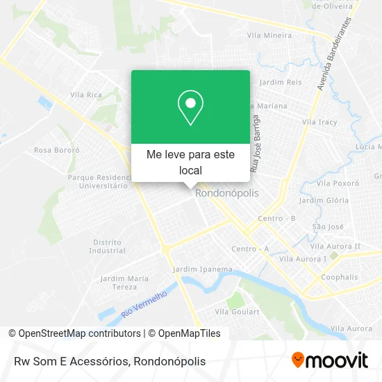 Rw Som E Acessórios mapa