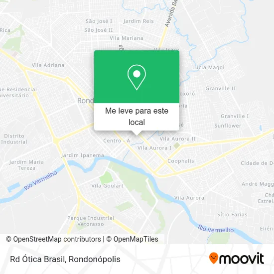 Rd Ótica Brasil mapa
