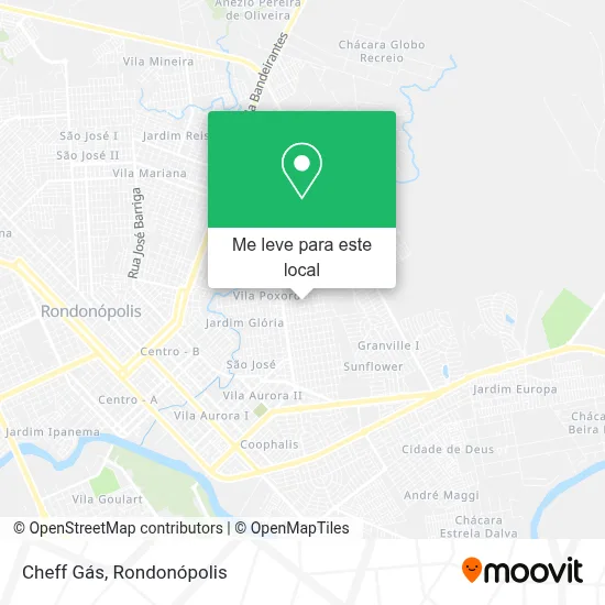 Cheff Gás mapa