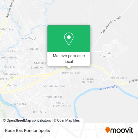 Buda Bar mapa
