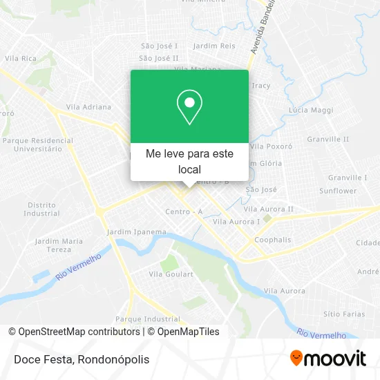 Doce Festa mapa