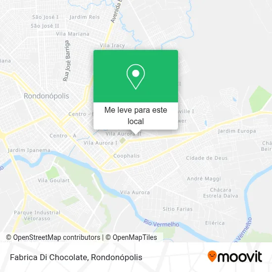Fabrica Di Chocolate mapa