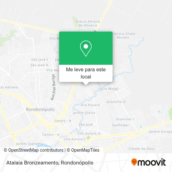 Atalaia Bronzeamento mapa