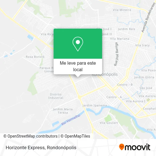 Horizonte Express mapa