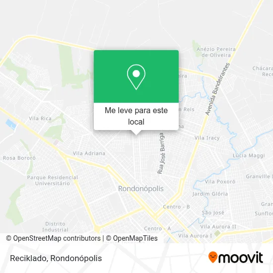 Reciklado mapa