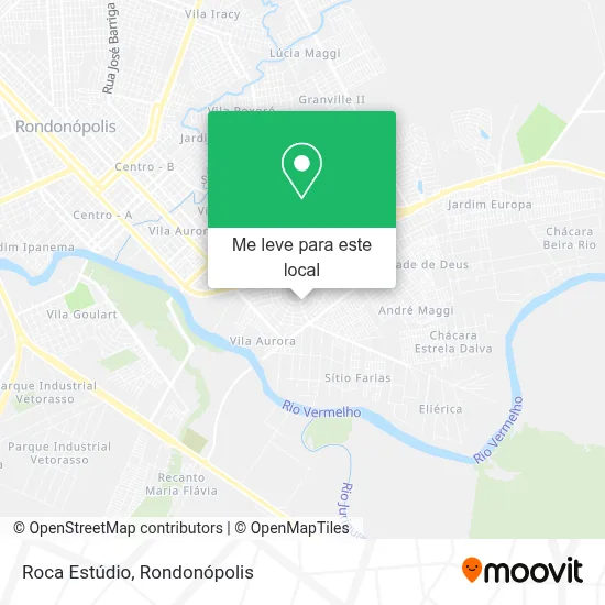 Roca Estúdio mapa