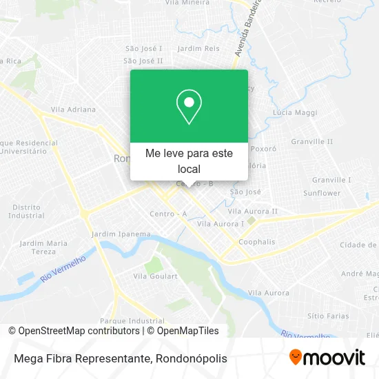 Mega Fibra Representante mapa