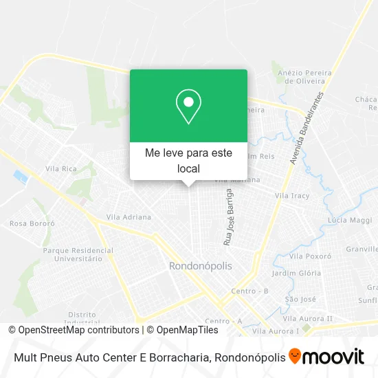 Mult Pneus Auto Center E Borracharia mapa