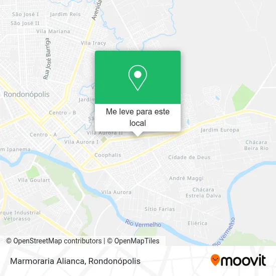 Marmoraria Alianca mapa