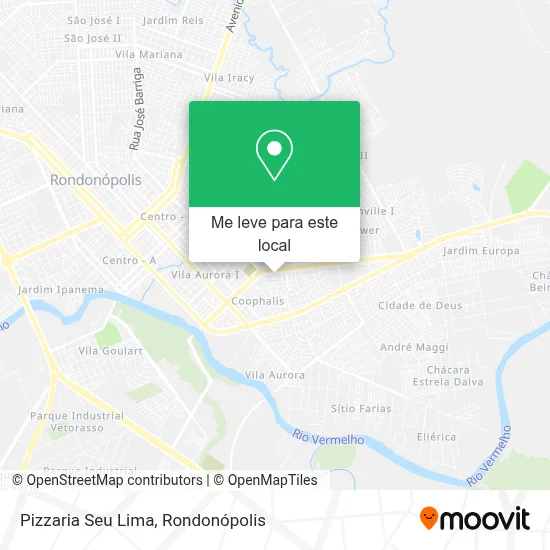 Pizzaria Seu Lima mapa