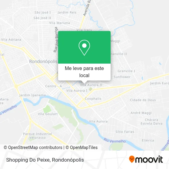 Shopping Do Peixe mapa