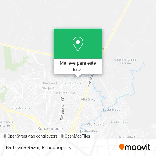 Barbearia Razor mapa