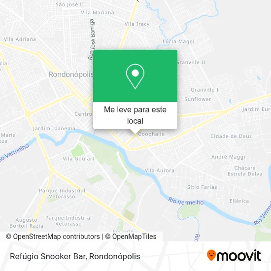 Refúgio Snooker Bar mapa