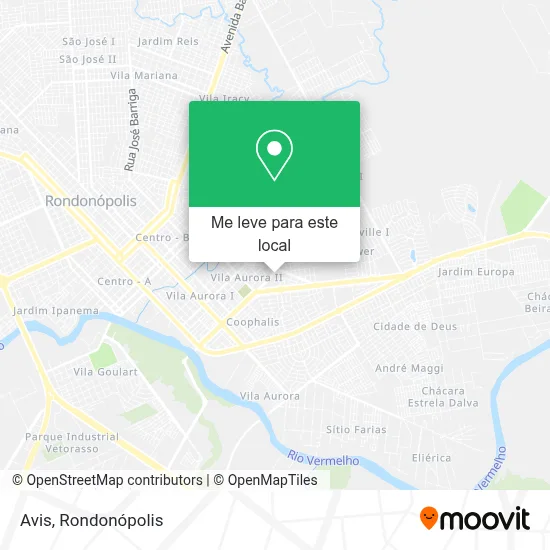 Avis mapa