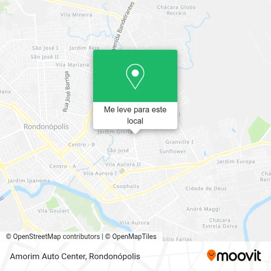 Amorim Auto Center mapa