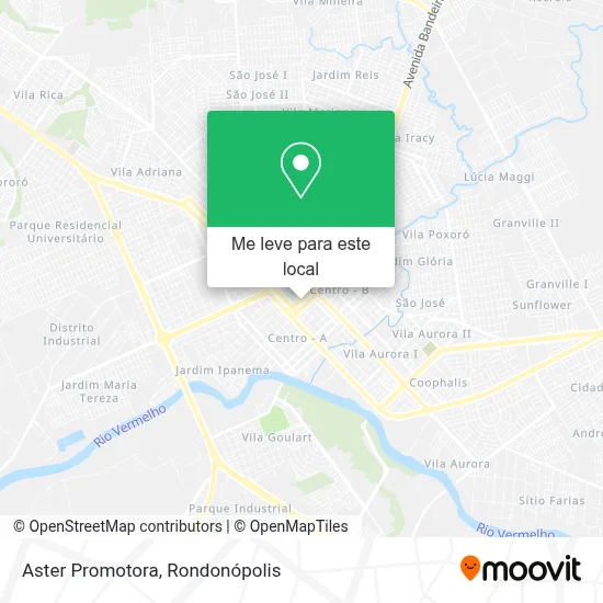 Aster Promotora mapa