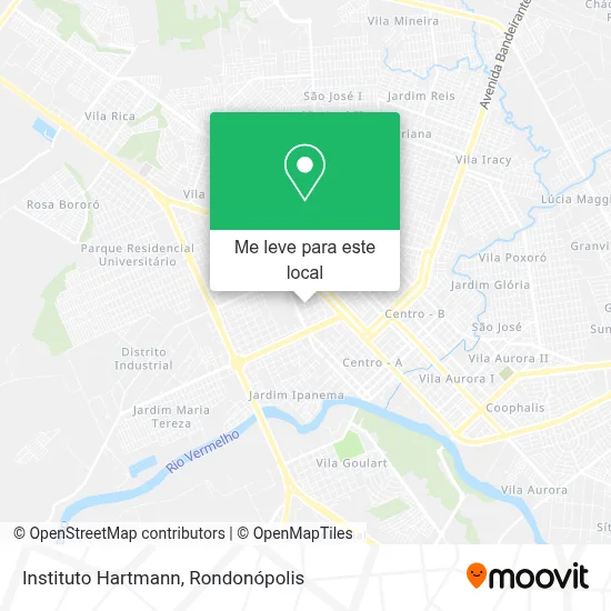 Instituto Hartmann mapa