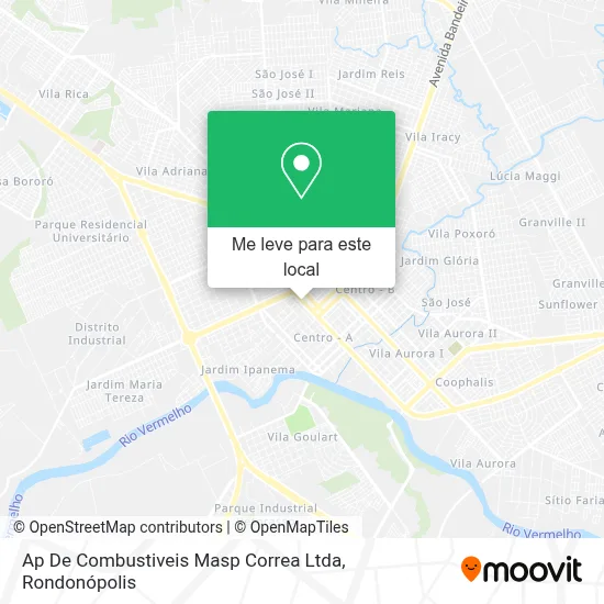 Ap De Combustiveis Masp Correa Ltda mapa