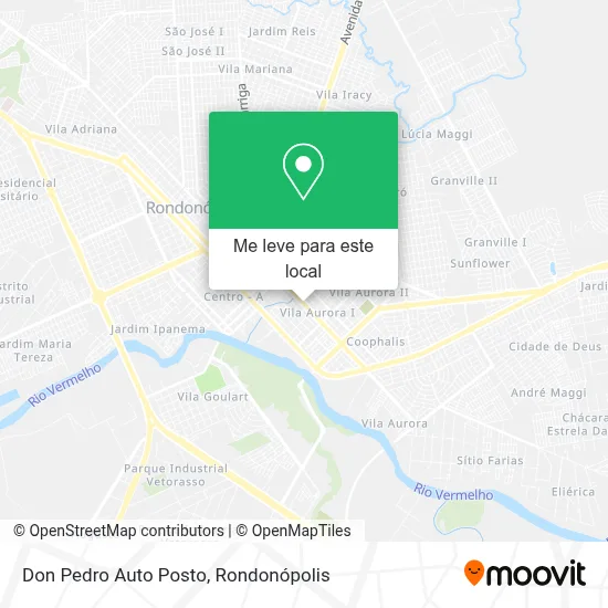 Don Pedro Auto Posto mapa