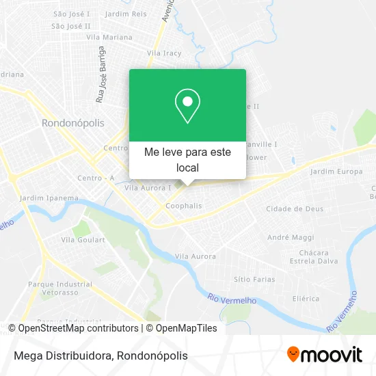 Mega Distribuidora mapa