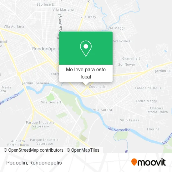 Podoclin mapa