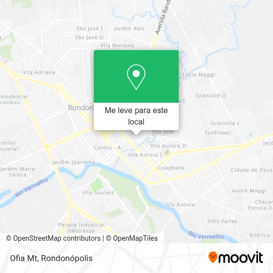 Ofia Mt mapa
