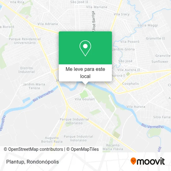 Plantup mapa