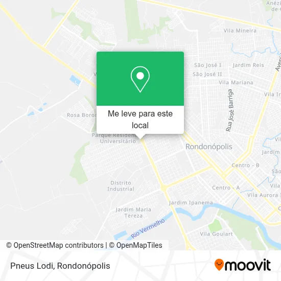 Pneus Lodi mapa