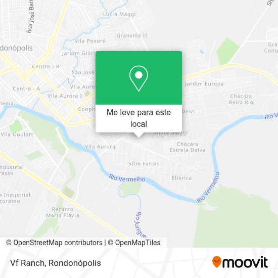 Vf Ranch mapa