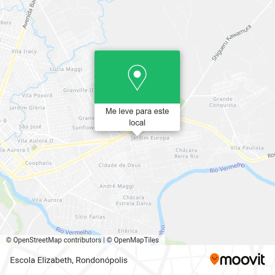 Escola Elizabeth mapa