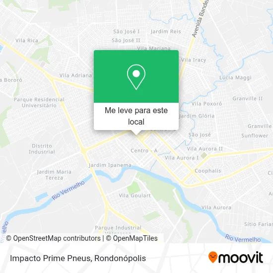 Impacto Prime Pneus mapa