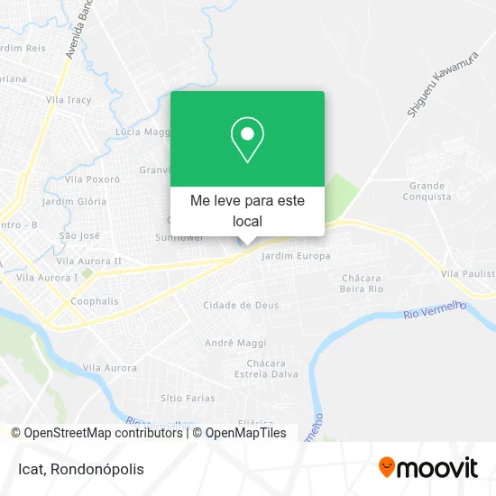 Icat mapa