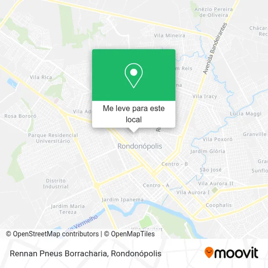 Rennan Pneus Borracharia mapa
