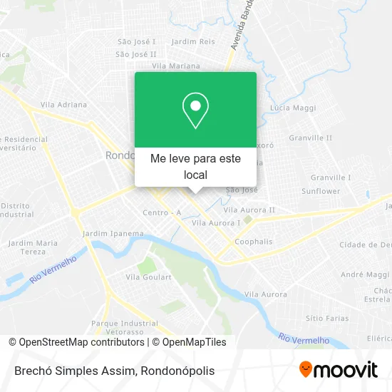 Brechó Simples Assim mapa