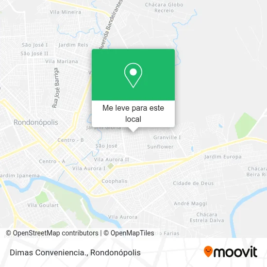 Dimas Conveniencia. mapa