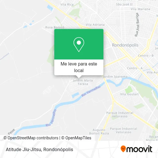 Atitude Jiu-Jitsu mapa