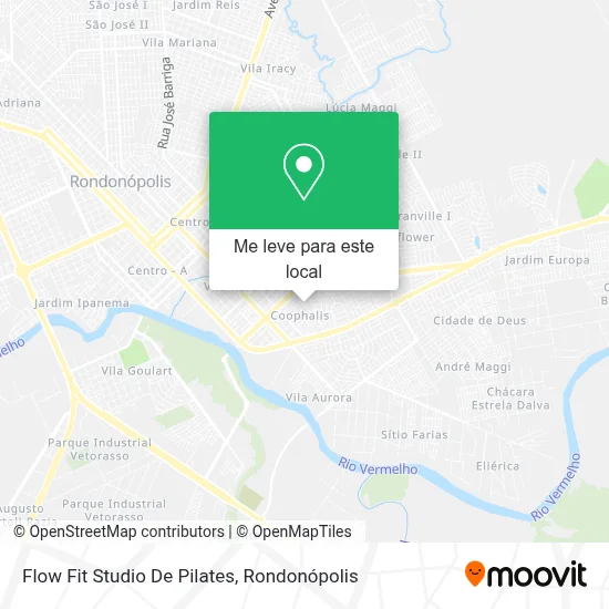 Flow Fit Studio De Pilates mapa