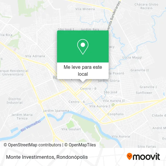Monte Investimentos mapa