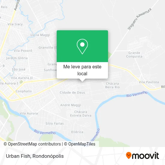 Urban Fish mapa