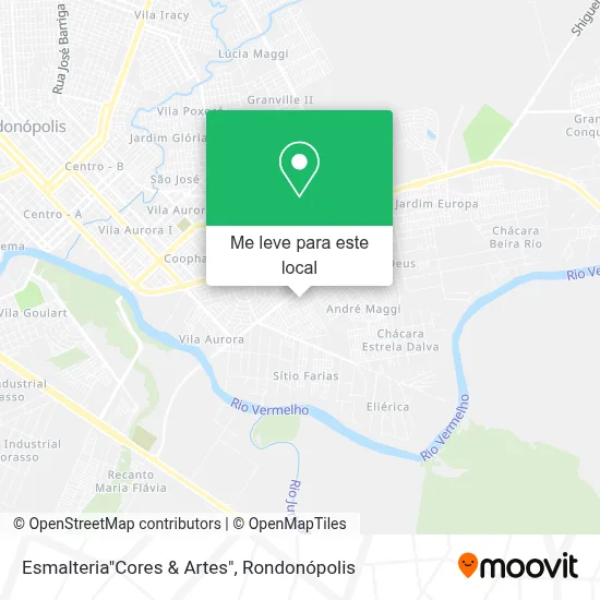 Esmalteria"Cores & Artes" mapa