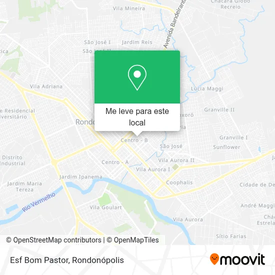 Esf Bom Pastor mapa